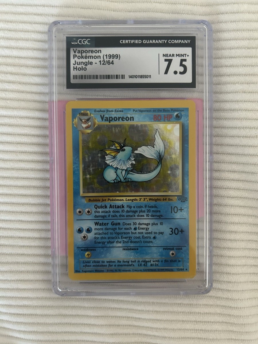 英語版初期　ポケモンカード　Vaporeon holo 1st Edition Vaporeon [1st Edition] #28 Prices | Pokemon Jungle | Pokemon
