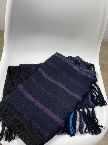 Men Emporio Armani Scarf Navy One size