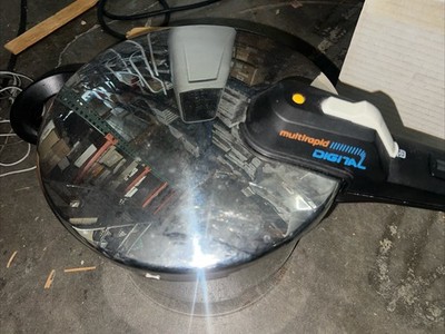 Fagor Multi-Rapid Digital Pressure Cooker Stainless Qt Pot Steamer Pan 