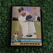 2025 Topps Heritage Mitch Haniger Seattle Mariners Baseball Card #28