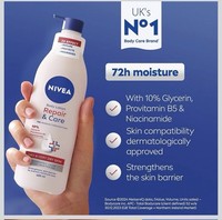 NIVEA Body Lotion Repair and Care 72hr Moisture Intensive 400ml