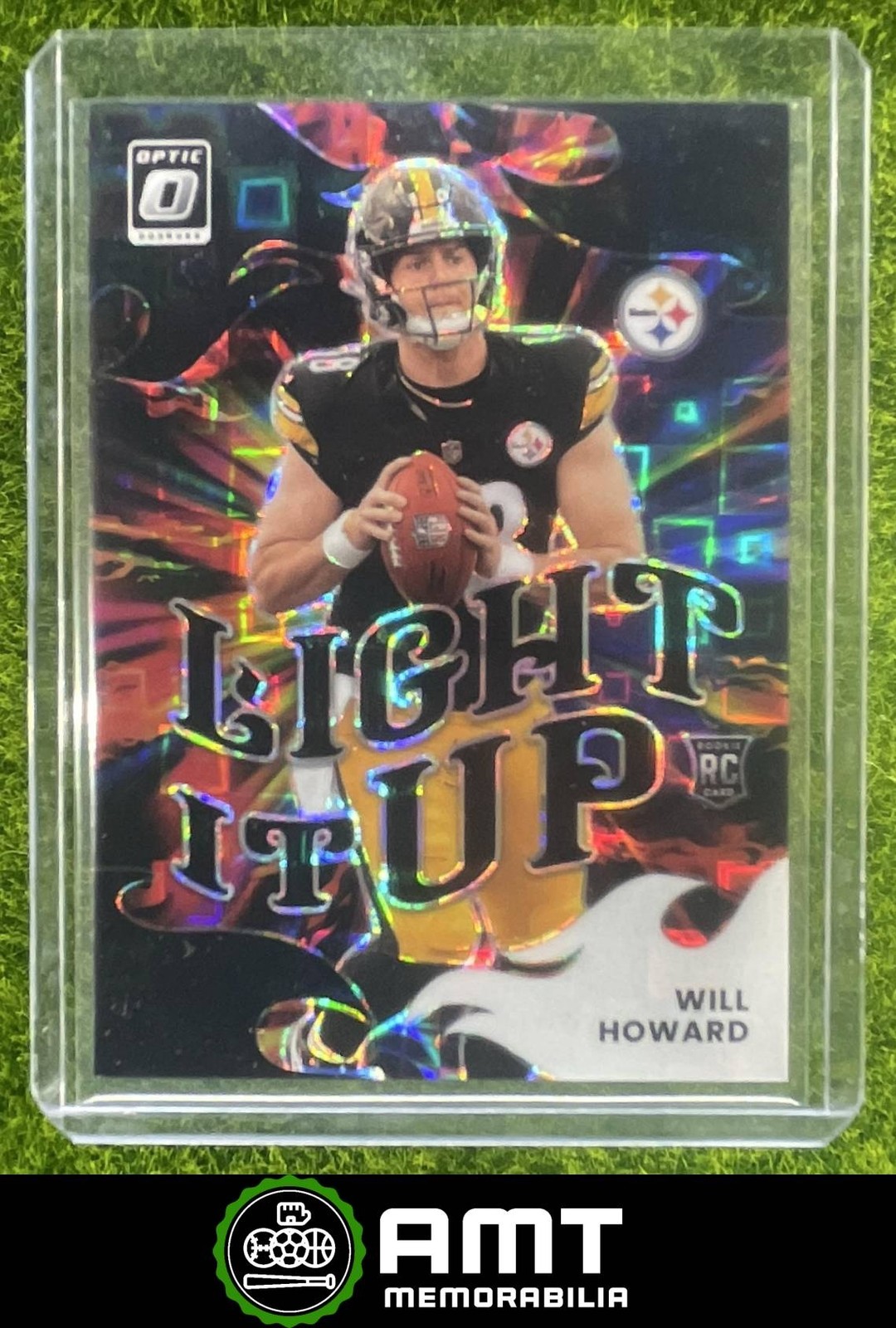 Will Howard RC 2025 Panini Donruss Optic 133/149 Light It Up Black Pandora #7