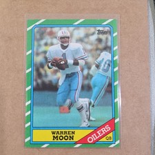 1986 Topps #350 Warren Moon NM-MN