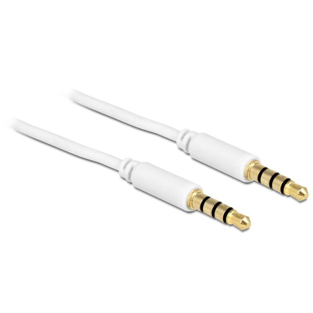 Delock Kabel Klinke 35mm STST 4pin IPhone 10m wei 2290₽