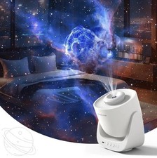 Star Projector Orzorz Galaxy Lite Night Light Planetarium White - FACTORY NEW