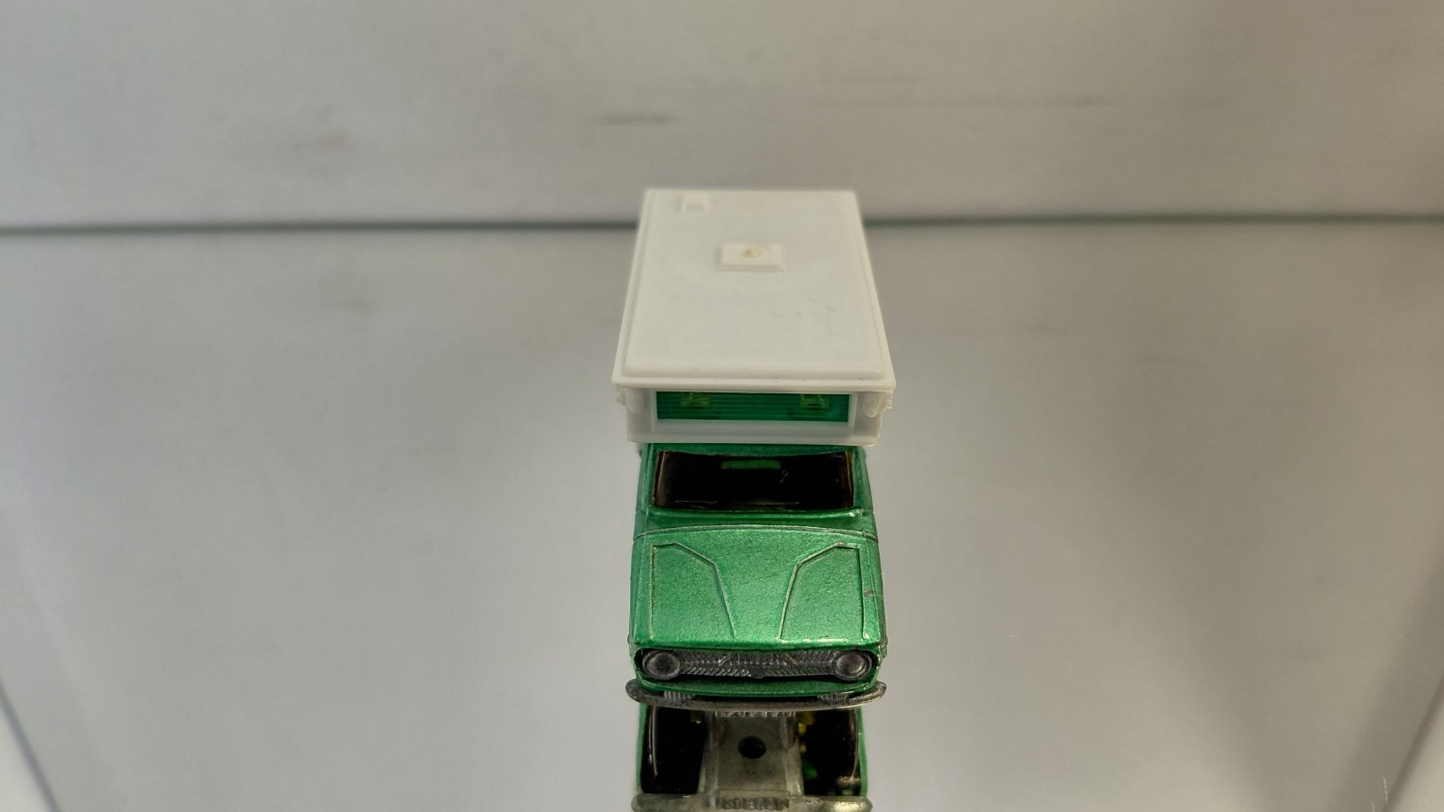 Foto 7 van Majorette 29 Dodge Camping Car Camper Metallic Green Excellent