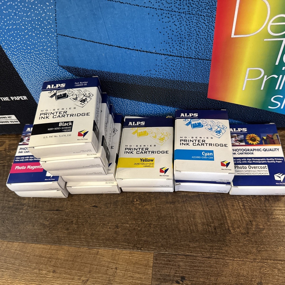 Alps MD-5000 Printer, Bundled w/Ink Cartridges in Original Box | eBay