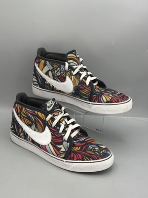 Nike Toki Men Skateboarding Shoe 10 Obsidian White Midas Gold Pimento 555314-417