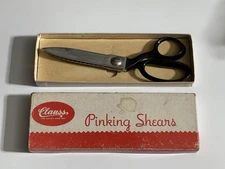 Clauss Pinking Shears Pat No. 2589050 In Original Box