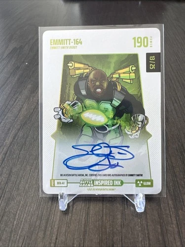 2025 Bo Jackson Battle Arena Inspired Ink EMMITT SMITH EMMITT-164 Glow Auto /25