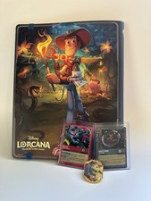 Lorcana Best Buddies Bundle With Binder, Promo Cards, And Pin FREE SHIPPING 