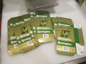 REMINGTON NITRO PREMIER HANDICAP CLAY EMPTY TRAP 12 GAUGE AMMO BOXES - HUGE LOT