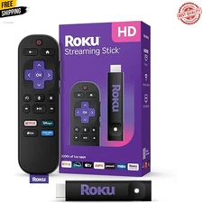 Roku Streaming Stick 2025 HD Roku Streaming Device for TV with Voice Remote