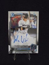 2025 Bowman Draft - Chrome Prospect Autographs Max Williams #CPA-MWI (AU, RC)