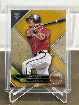 2017 Topps Triple Threads - Chipper Jones #88 Gold /99