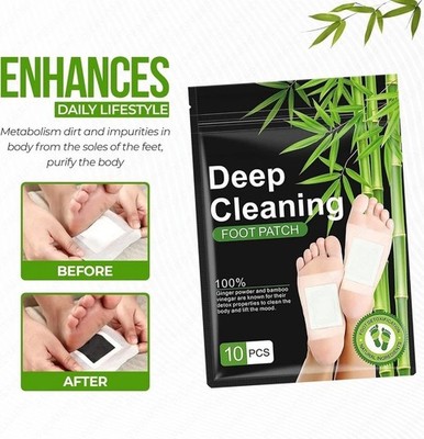 20er Pack Detox Fuß Pflaster Pads Tiefenreinigung entfernen Giftstoffe verbessern Schlaf - UK