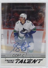 2024-25 Upper Deck Credentials Front Row Talent Auto Brock Boeser #FRT-BO