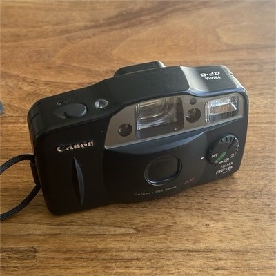 Canon Prima AF-8 Date 35mm Point & Shoot Auto Focus Film Camera Black