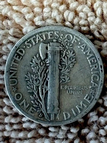 1941-S Mercury Dime Silver 10C Circulated Business Strike Uncertified US Coin 74