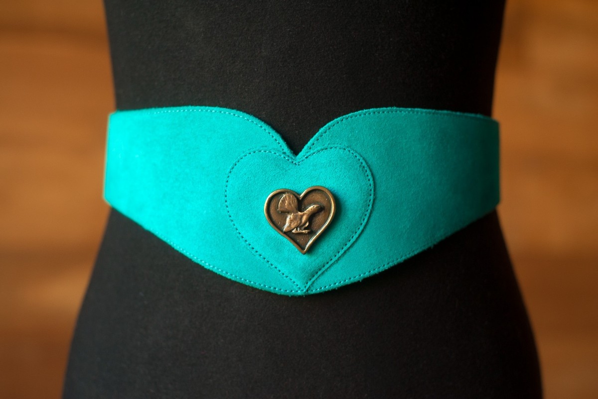 Turquoise Vintage Woman Belt BKE Turquoise Western Belt - Women main image 2
