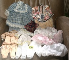 Puppenkleidung - ca. 15 Teile für Puppen ca. 30 - 50 cm In unterschied ( K / 4 )