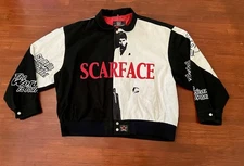 Vintage JH Jeff Hamilton Scarface Canvas Jacket Adult 4XL Read Description