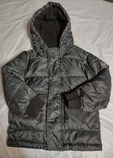 Abercrombie  Fitch Youth 5-6 Puffy Jacket Black Lined Warm Casual