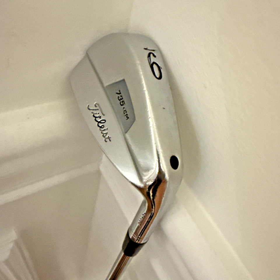 Titleist Golf 735-CM Forged 9 Iron S300 Dynamic Gold Stiff Flex Steel RH Used - Image 2 of 4