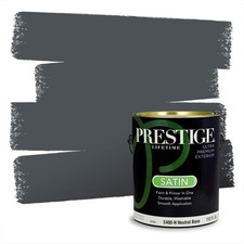 Exterior Acrylic Latex Paint & Primer In One - Satin Finish, 1 Gallon