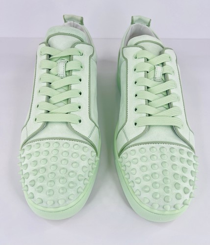 Christian Louboutin Louis Junior Spikes Orlato Suede Men Sneakers EU 44 - US 11 - Picture 10 of 12