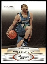 2009-10 Panini Prestige Wayne Ellington Rookie Minnesota Timberwolves #178