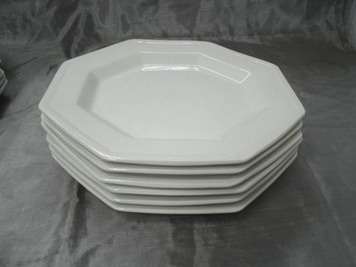 Vtg Johnson Bros HERITAGE WHITE Set of 6~10