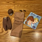 Vintage 1962 Barbie Outfit #937 Sorority Meeting - Brown Dress with Sweater Vest