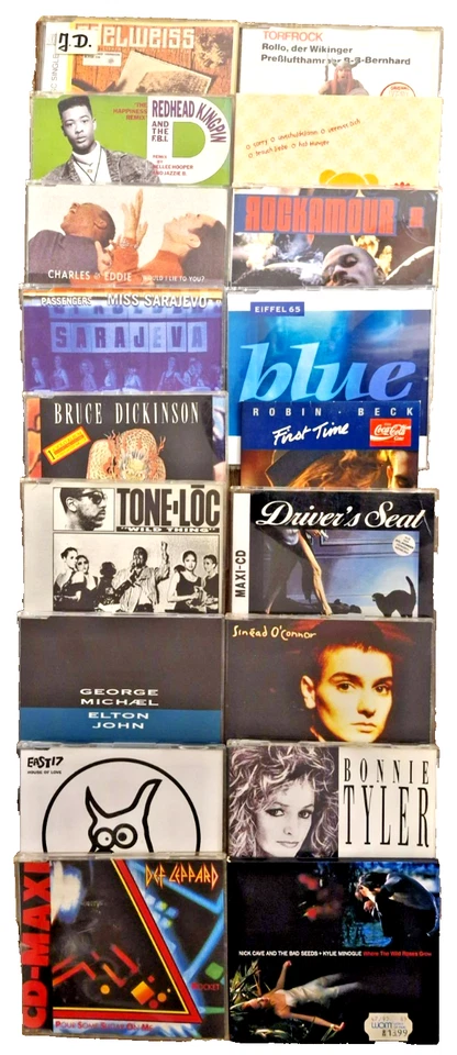 CD Sammlung 226 Stück + 49 Maxi CD Rock Pop R&B Heavy Crossover Stückpreis 0,36€ - Bild 3 von 4