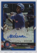 2018 Bowman Chrome Prospect HTA Blue Mojo Refractor /150 Aramis Ademan Auto 1bf5
