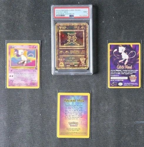 Ancient Mew Holo Pokemon MT PSA 9 + Non Graded-Mew #8/Mew Details & Catch Mew