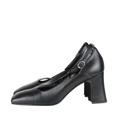 Karl Lagerfeld Damen Schuhe Pumps Gr. 39 Schwarz Leder High Heels Stilettos