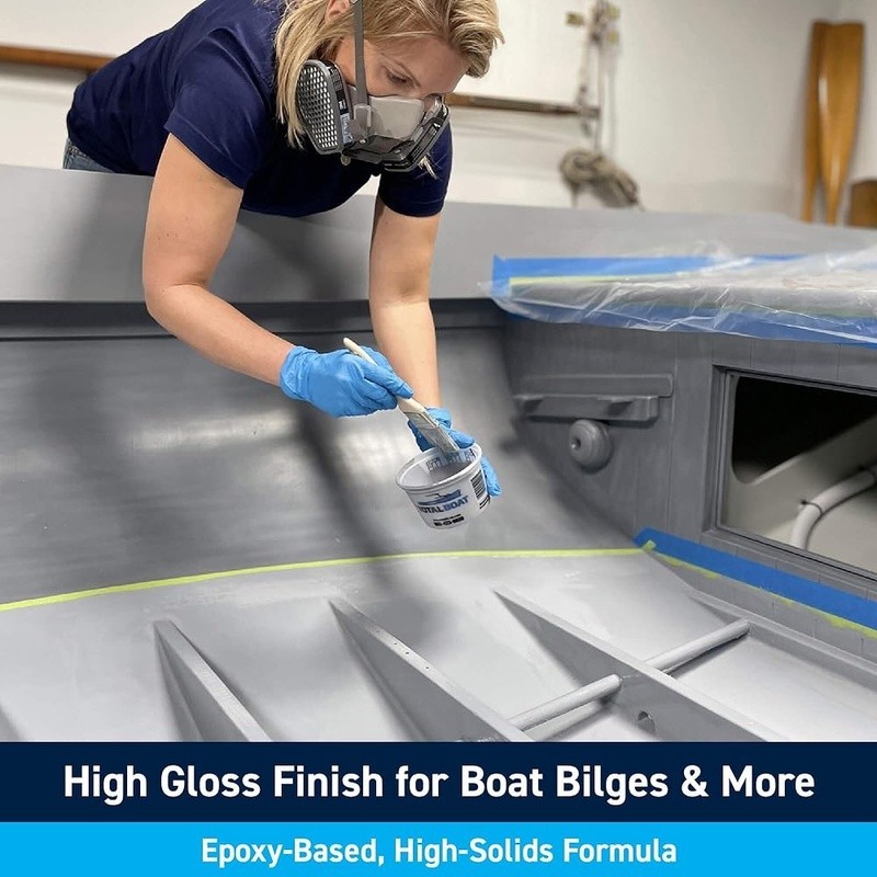 Waterproof Bilge Paint Epoxy Marine Coating High-Gloss Durable Easy Clean New