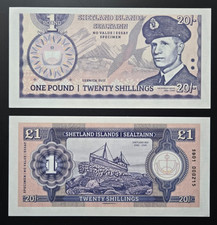 Scotland - Shetland 20 Shillings UNC 2015 SB01 Banknote - Bus - Gabris Matej