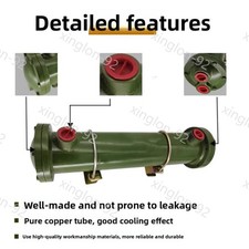 Water cooled Tube bank Cooler Shell and tube Heat Exchanger Radiator OR-60-600