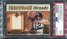 2000 Donruss Elite Terry Bradshaw Jersey PSA 9 Steelers HOF SP /100 🔥