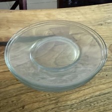 Set of 4 Glass 8 inch plates unbranded