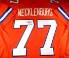 Karl Mecklenburg / Autographed Denver Broncos Custom Football Jersey / JSA