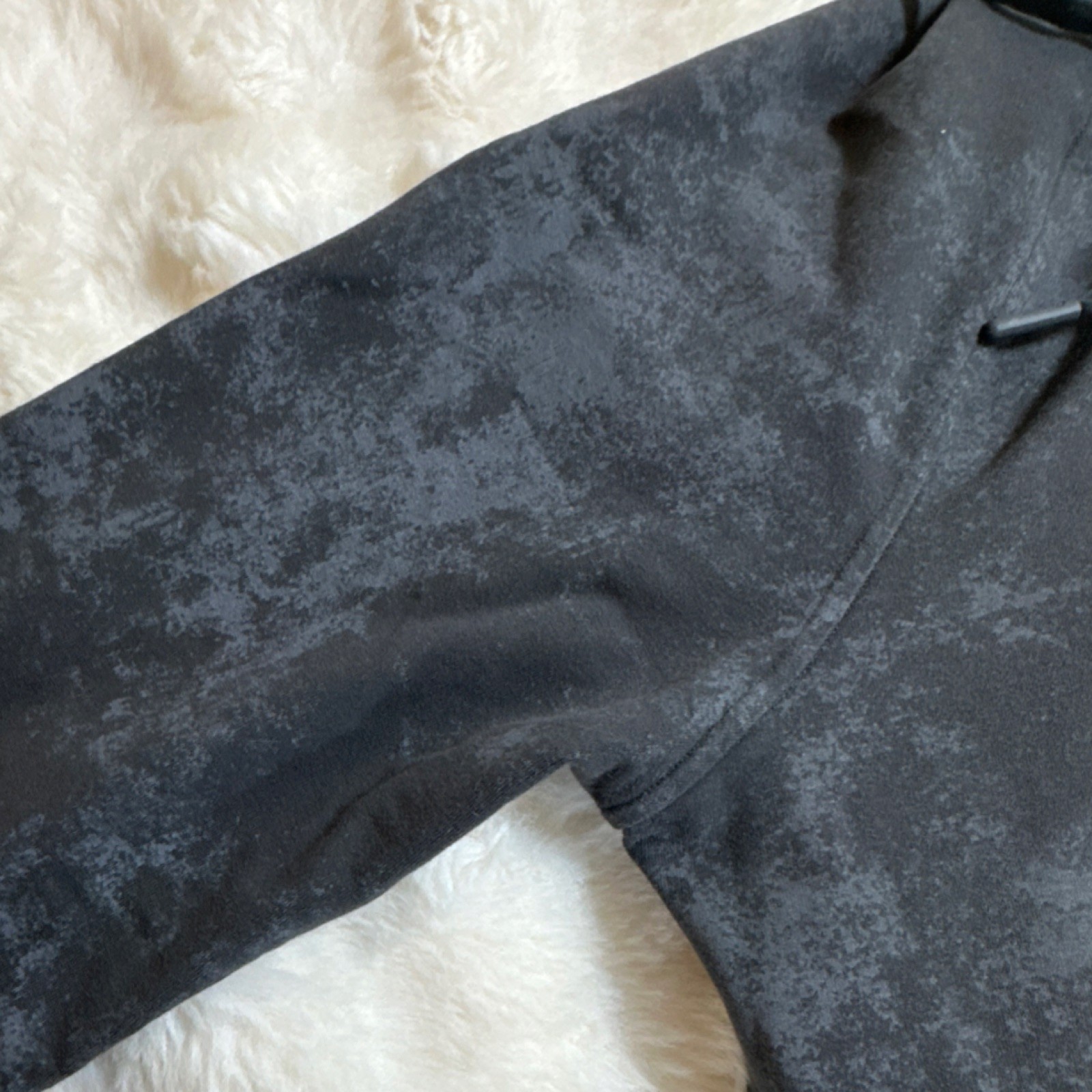 LululemonGray Black Abstract Pattern Knit Pullove… - image 2