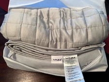 YNM Weighted Blanket for Queen/King Bed Light Grey 60" x 80"