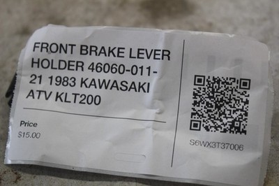 FRONT BRAKE LEVER HOLDER 46060-011-21 1983 KAWASAKI ATV KLT200 | eBay