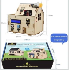 Keyestudio Smart Home Kit + Micro:bit Board INCLUDED - STEM DIY Coding Project