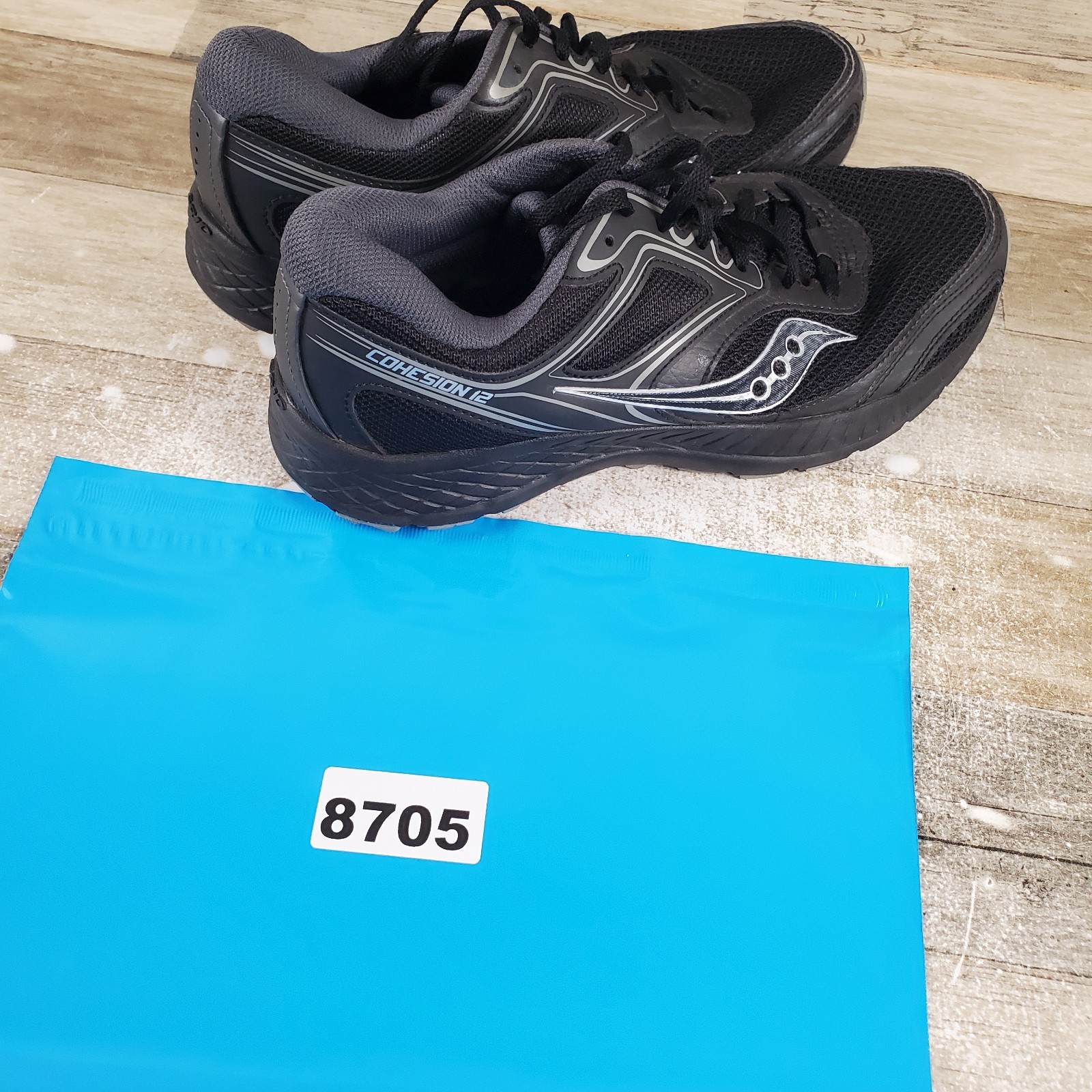 Saucony Cohesion 12 Mens Shoes Sz 9 Trail Running Black Athletic Lace Up Sneaker thumbnail 11