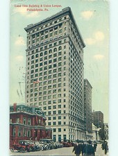 Divided-Back LAND TITLE BUILDING Philadelphia Pennsylvania PA : 60k cards ho2433