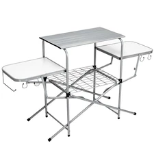 Picnic Folding Table Outdoor Activity Portable Camping BBQ Table Sturdy Frame